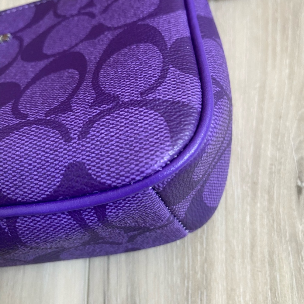 Coach Nolita 19 In Signature Canvas Purple - Picture 6 of 8